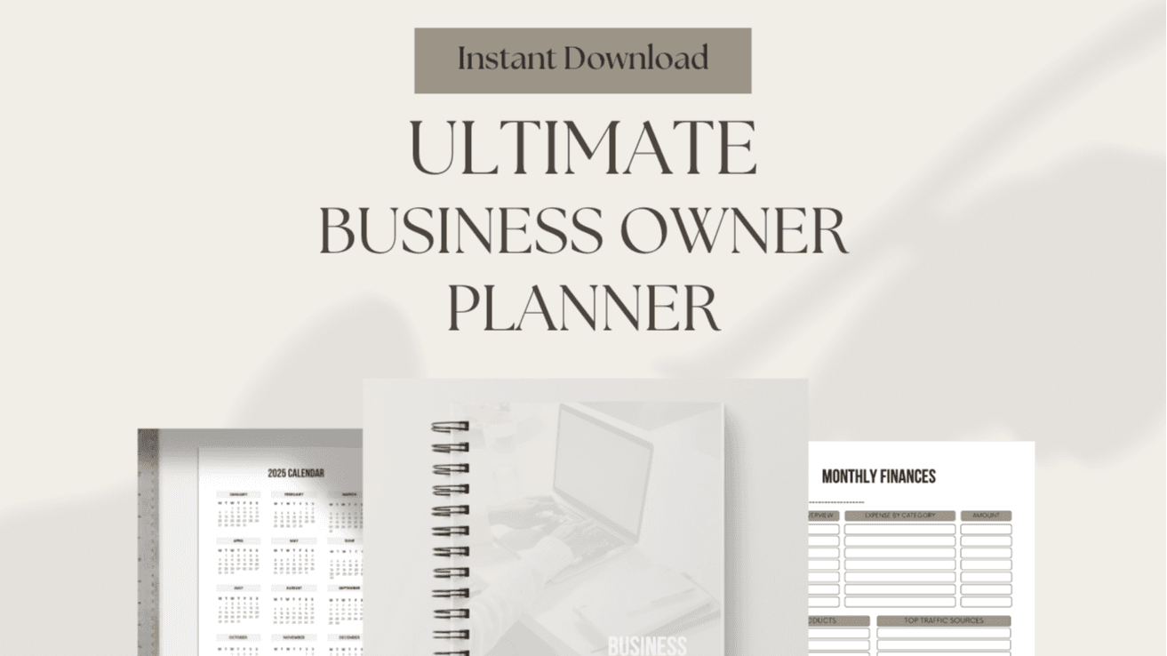Business Planner & Goal Tracker for Success