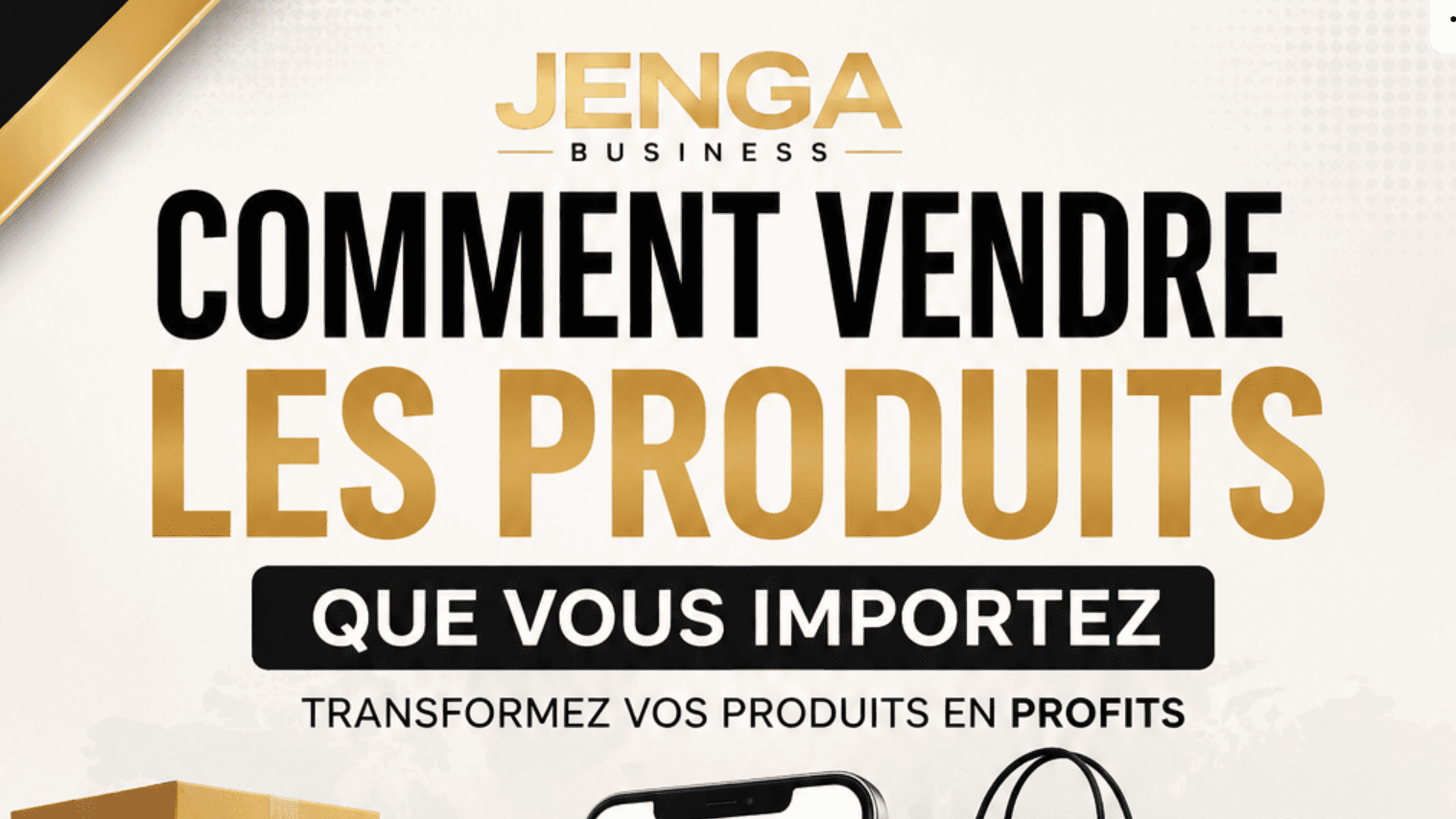COMMENT VENDRE CE QUE VOUS FORMATION ENREGISTRÉE 