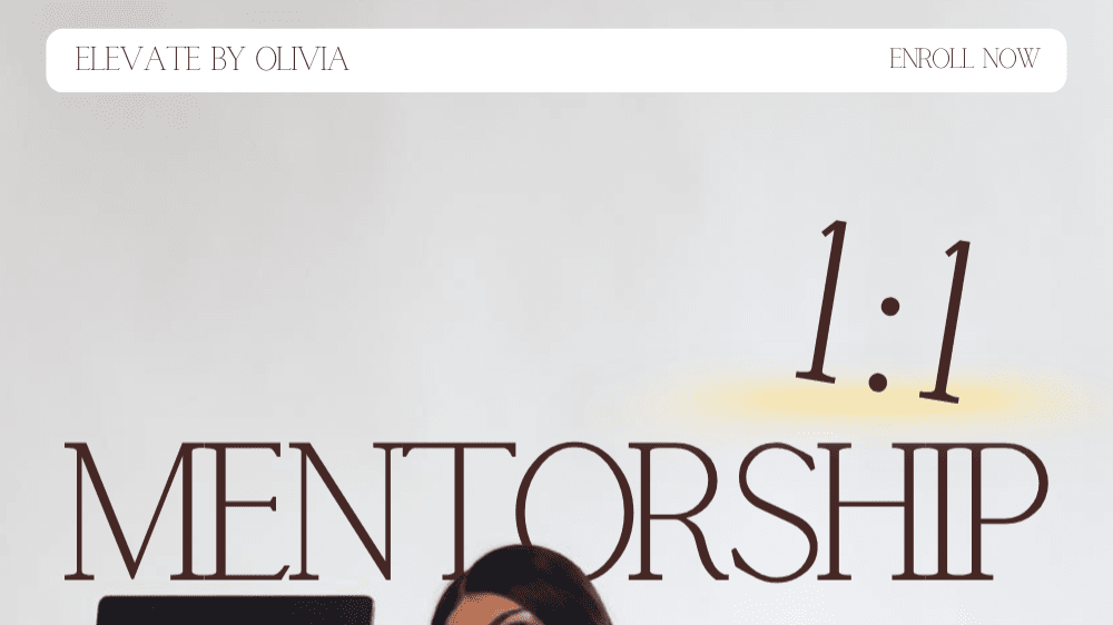 1:1 Mentorship with me