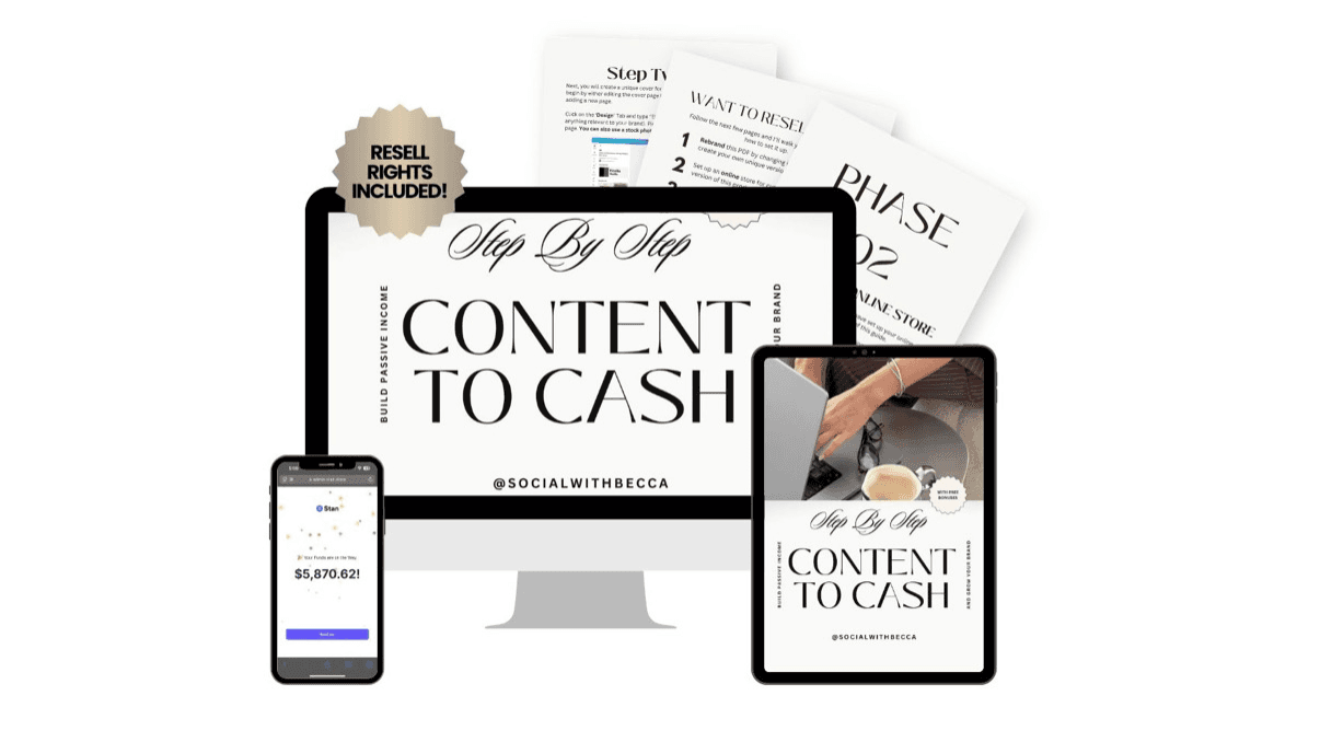 The Content To Cash Method