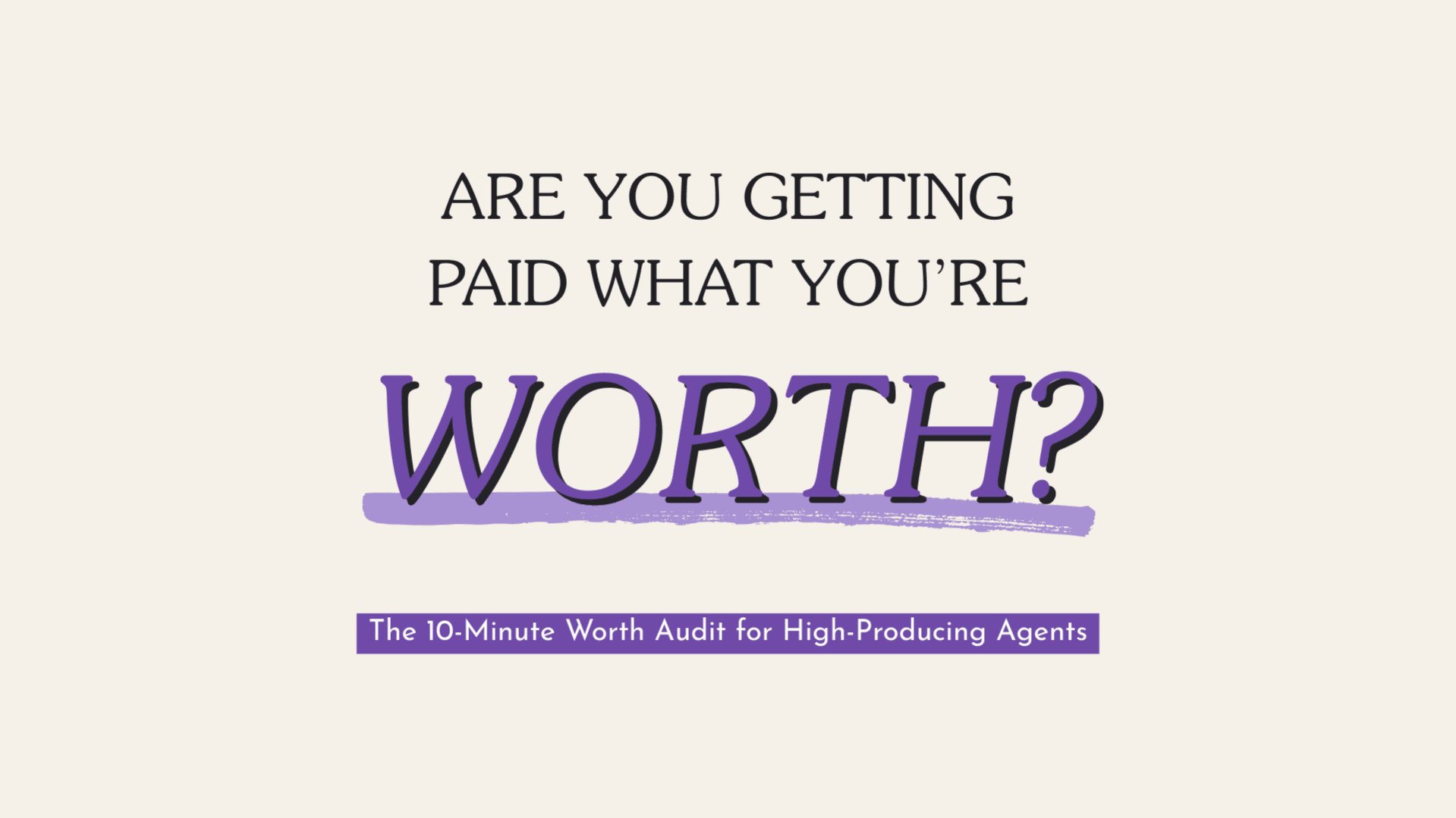 Are You Getting Paid What You’re Worth?