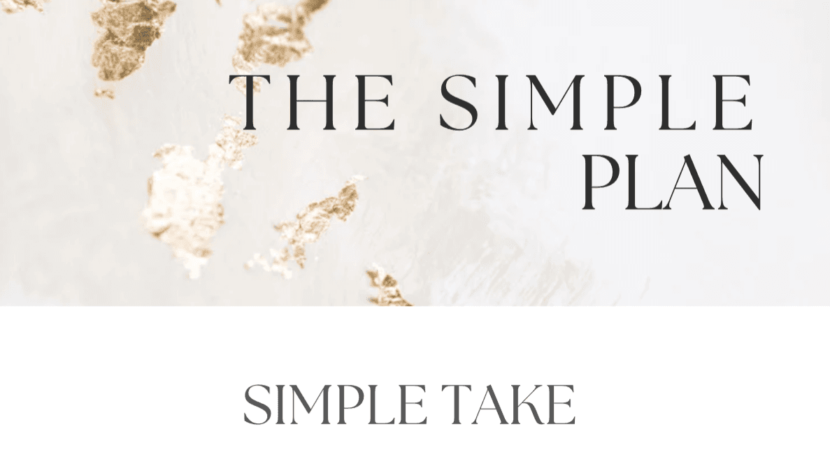 Get The Simple Plan Now!