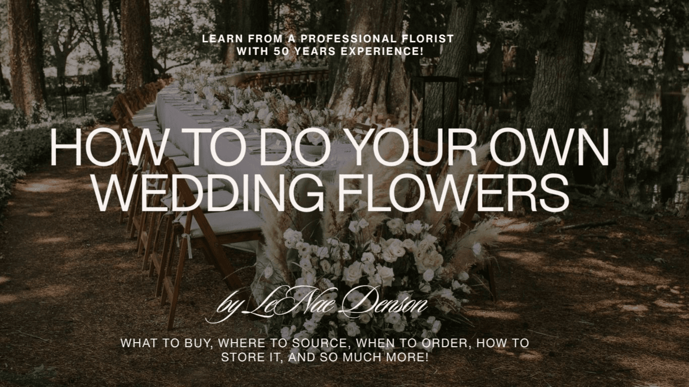 How to Do Your Own Wedding Flowers