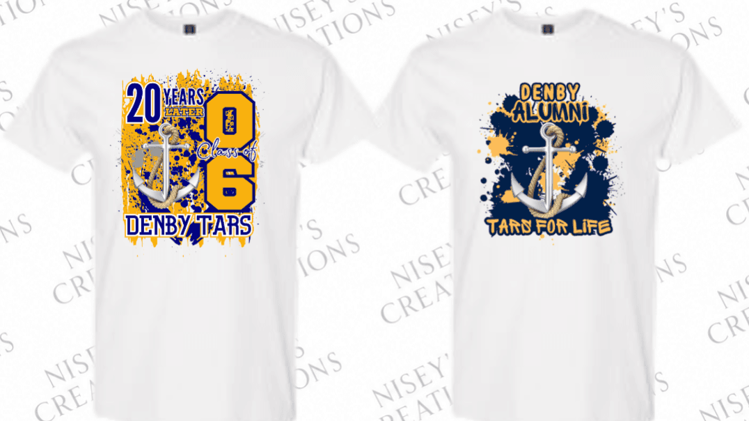 Denby Tars c/o “06” Reunion & Alumni T-shirts