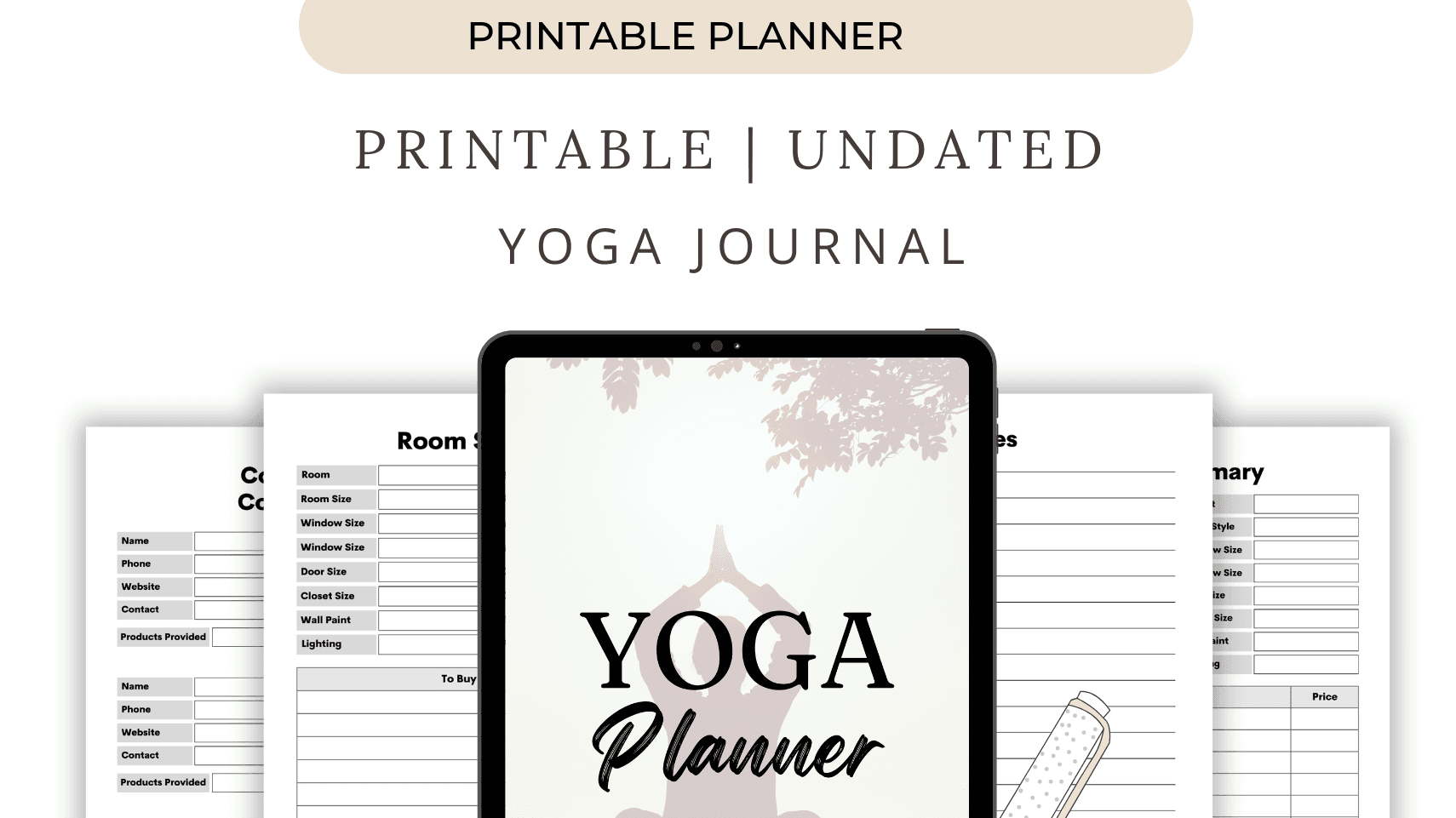 Get My [YOGA PLANNER] Now!