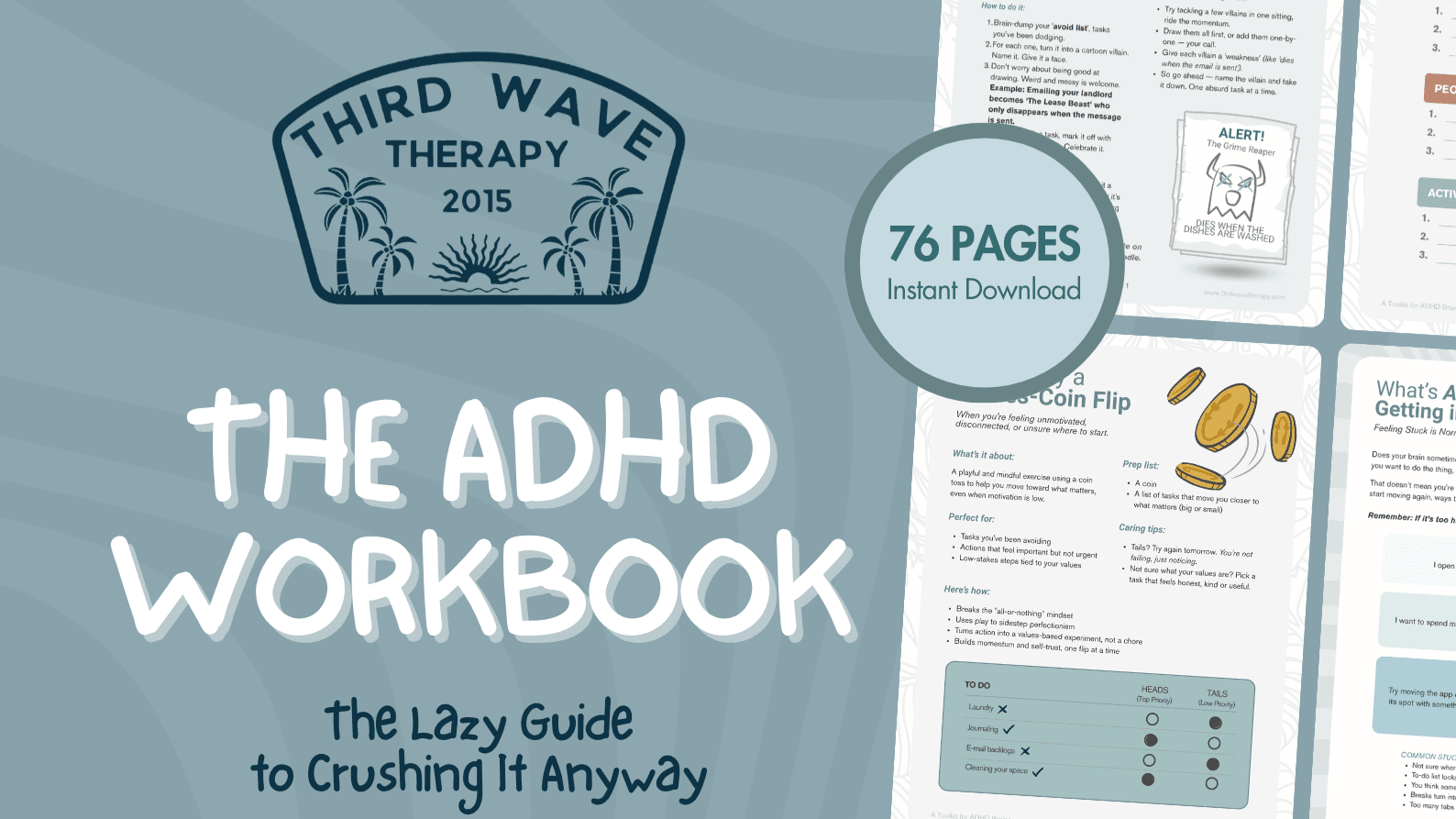 Fillable ADHD Workbook
