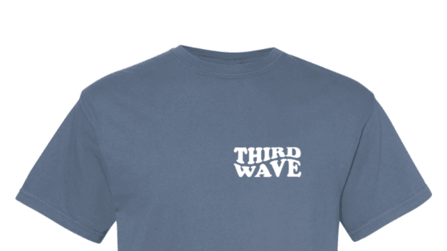 Ride the Wave T-Shirt: Blue Jean