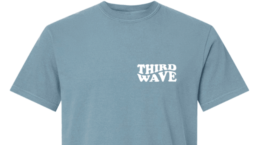 Ride the Wave T-shirt: Ice Blue 