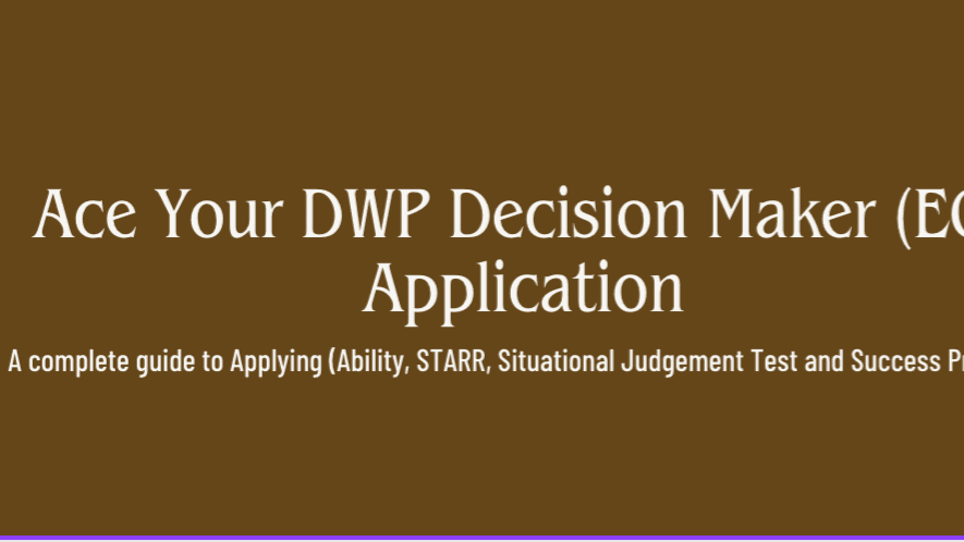 Ace Your DWP Decision Maker (EO) Application Guide