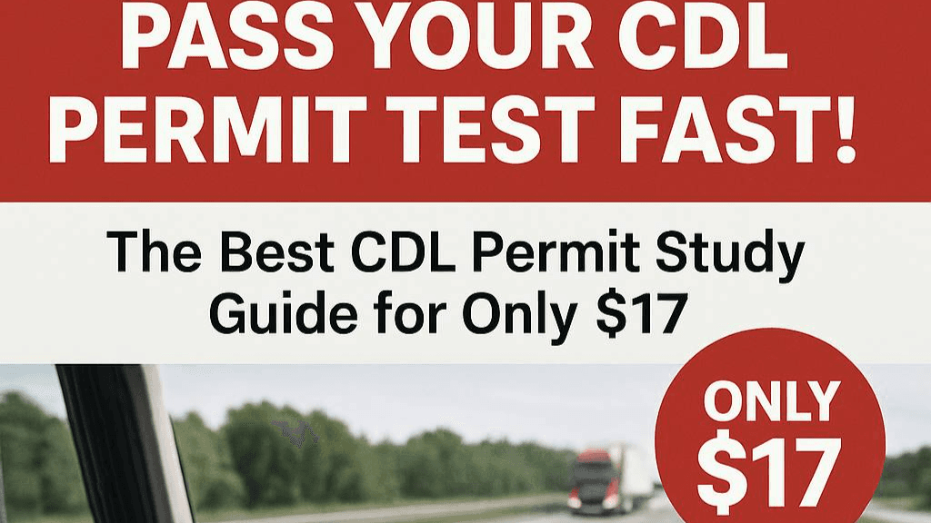 Get The Best CDL Permit Study Guide Now!