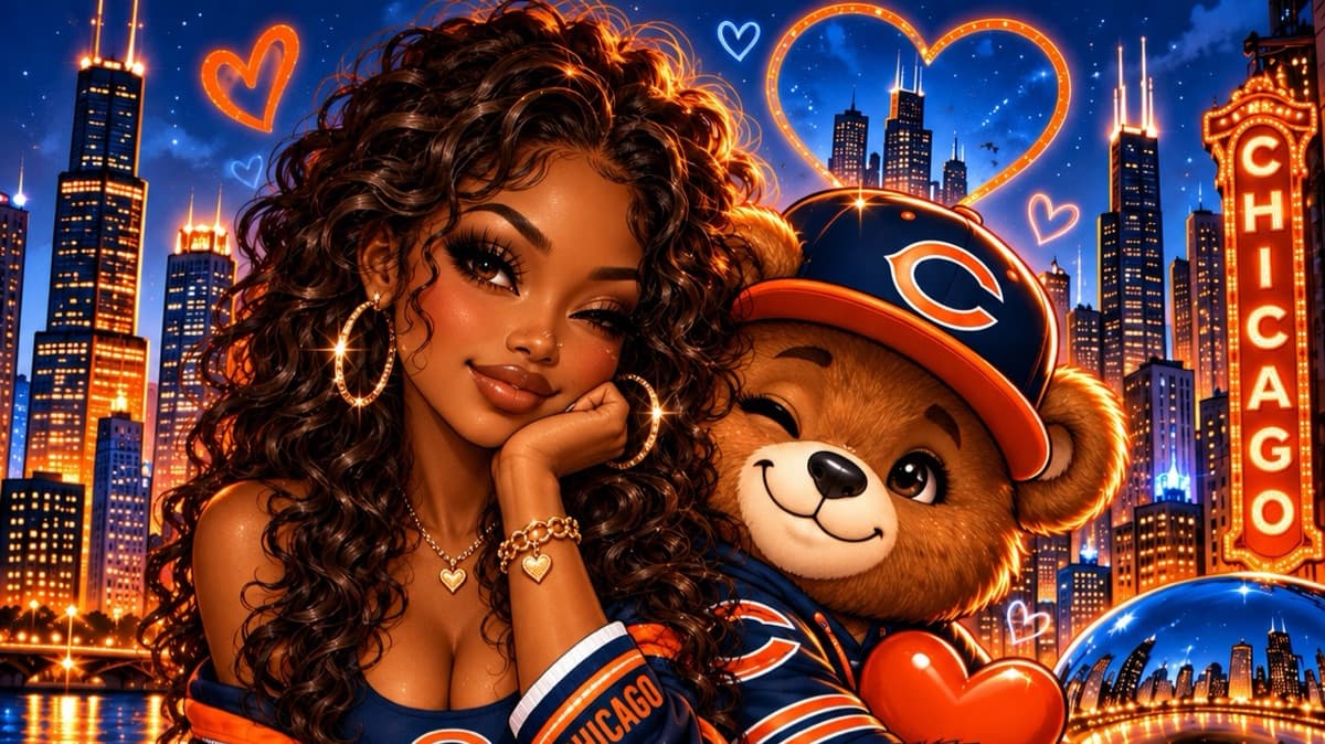 Chicago Bears and Lady 