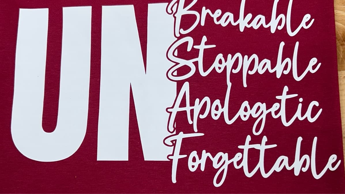Unbreakable…..