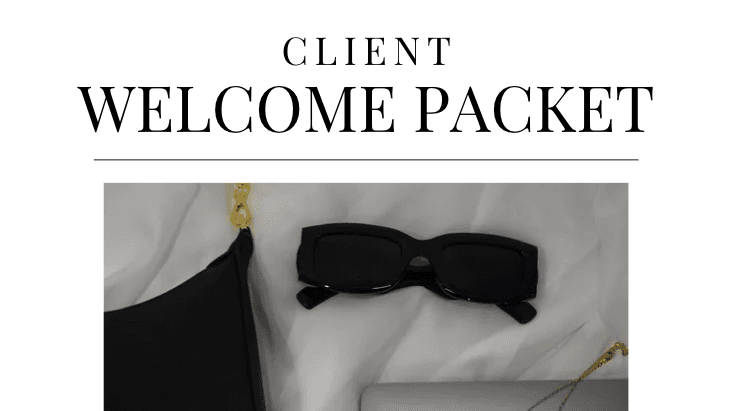 Welcome Packet Template