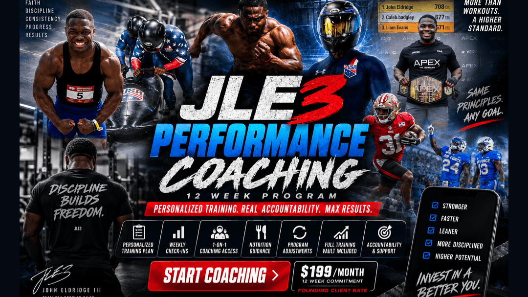 JLE3 Performance Coaching — 12 Week Program