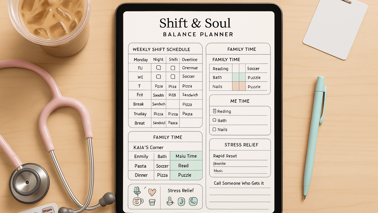 Get Your Shift & Soul Balance Planner Today! 