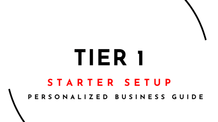 Tier 1 - Starter Set Up