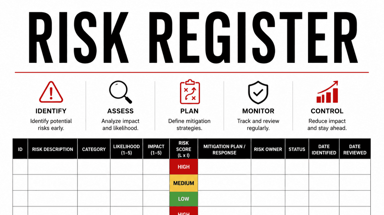 Risk Register Template