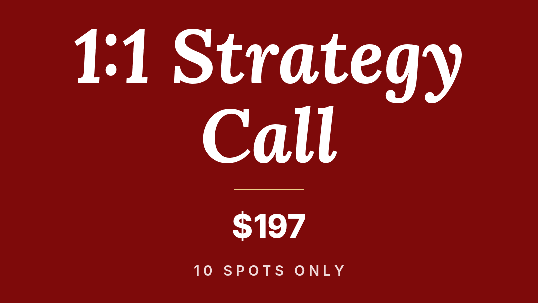 The Paid Session: 1:1 Strategy Call
