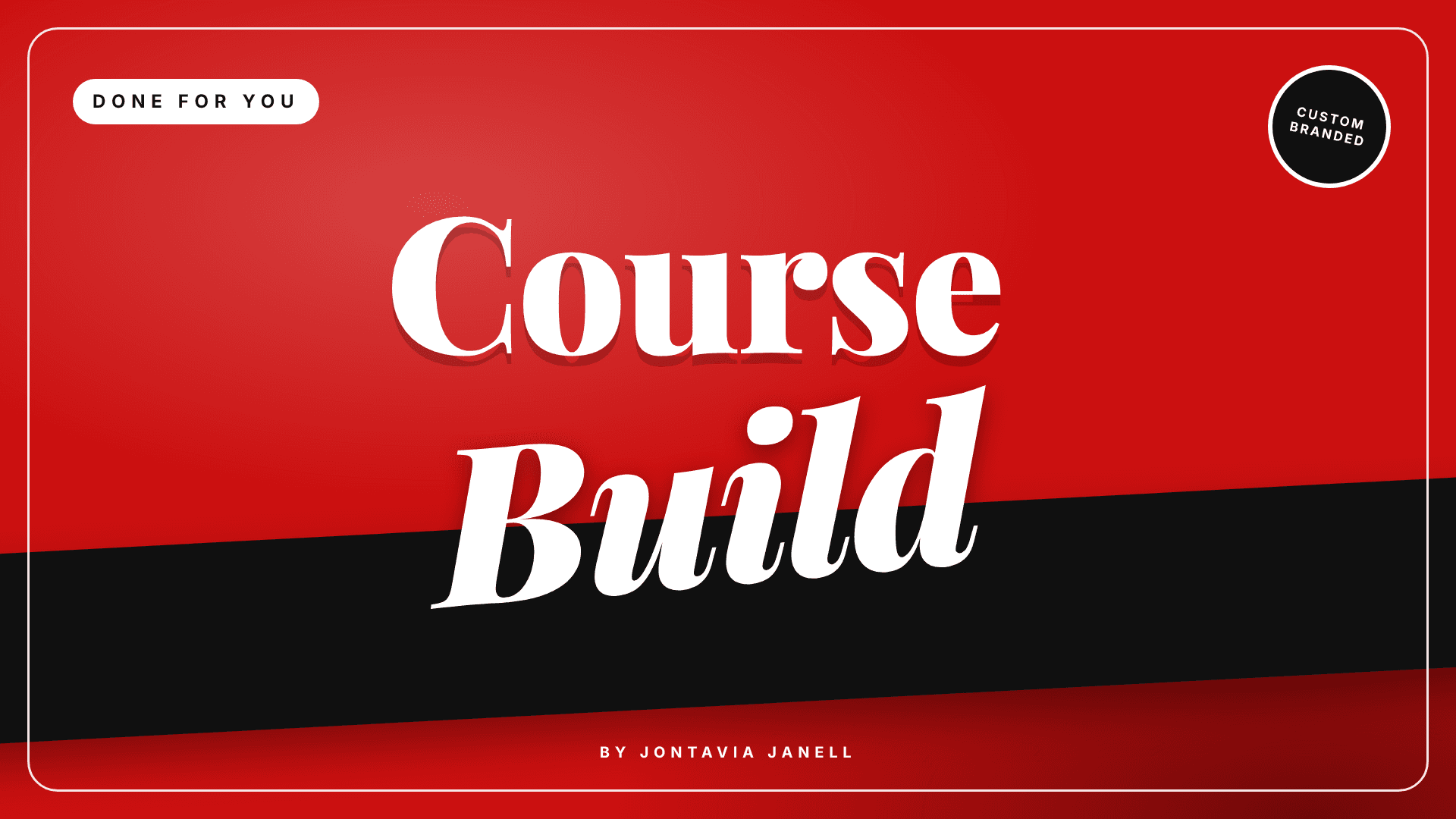 Kajabi Course Build