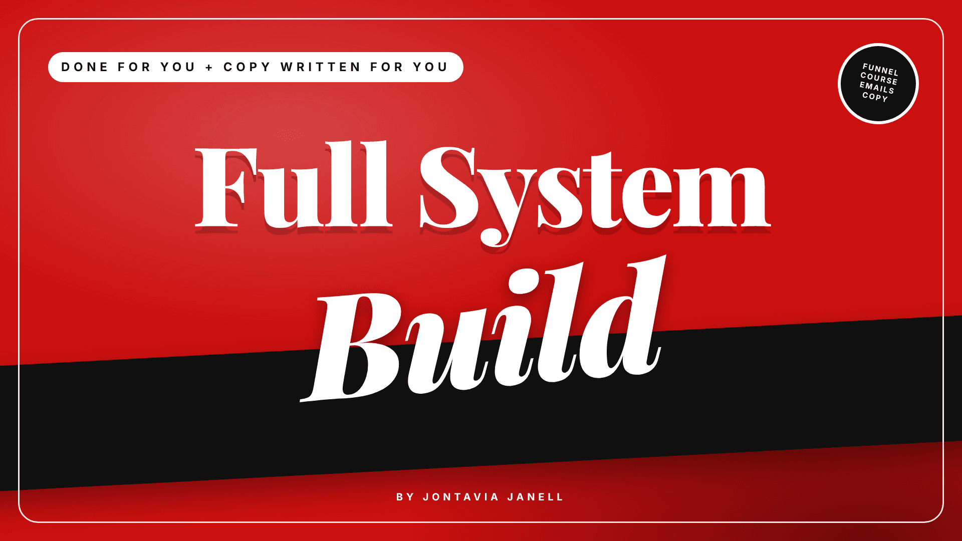 Kajabi Full System Build + Copy