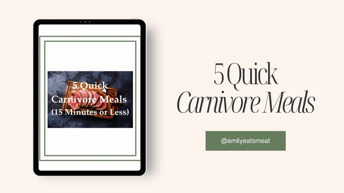 5 Quick Carnivore Meals