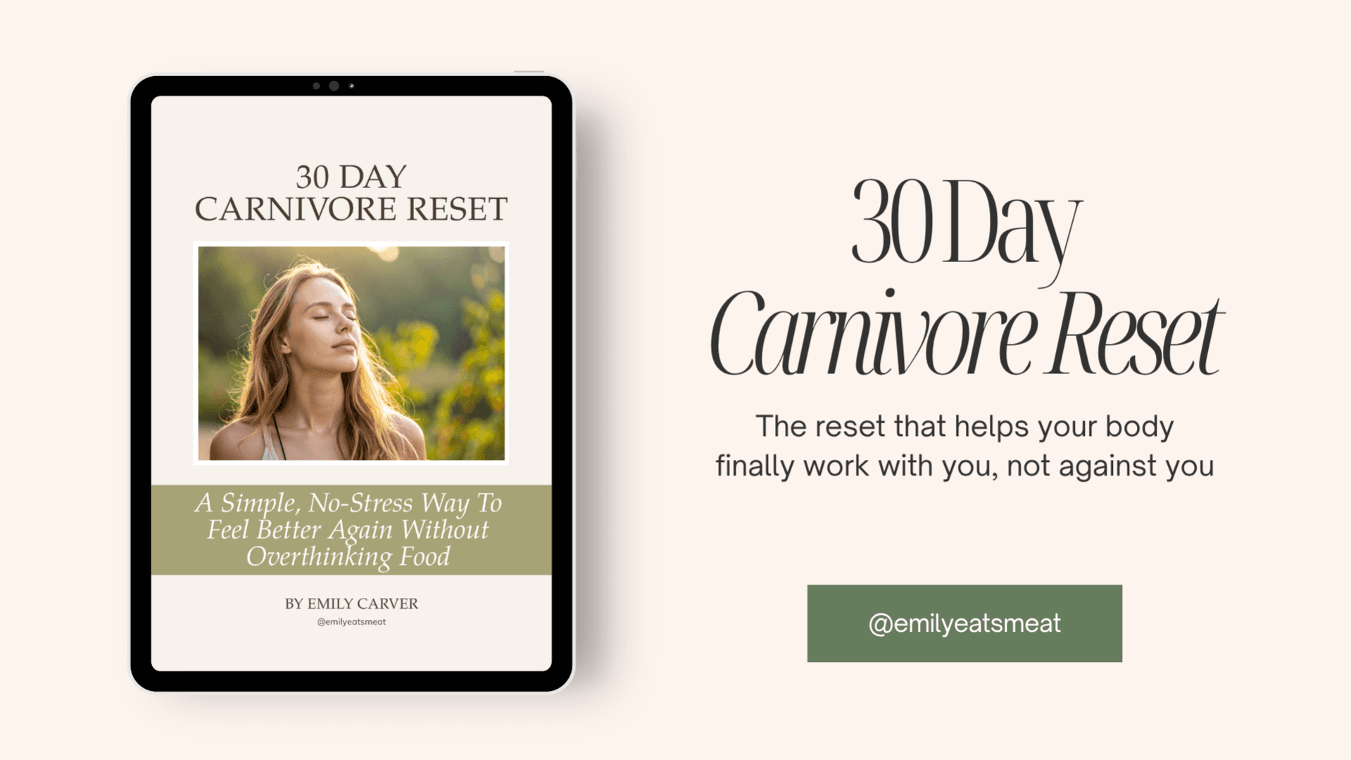 30 Day Carnivore Reset