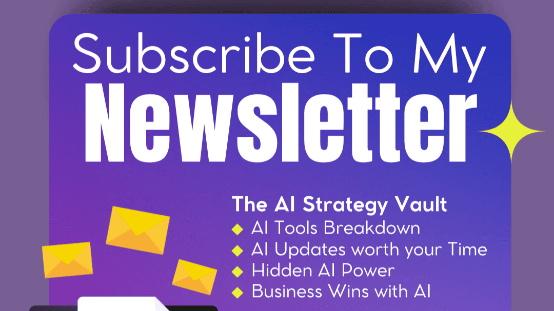 Subscribe to my Newsletter