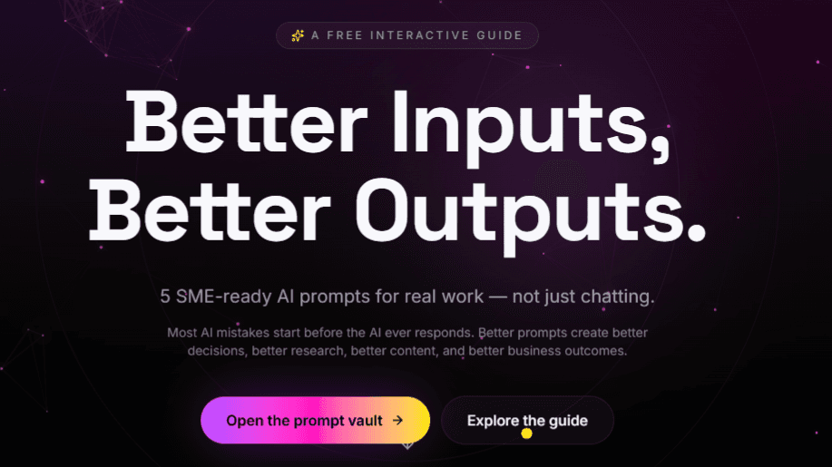 Better Inputs, Better Outputs.