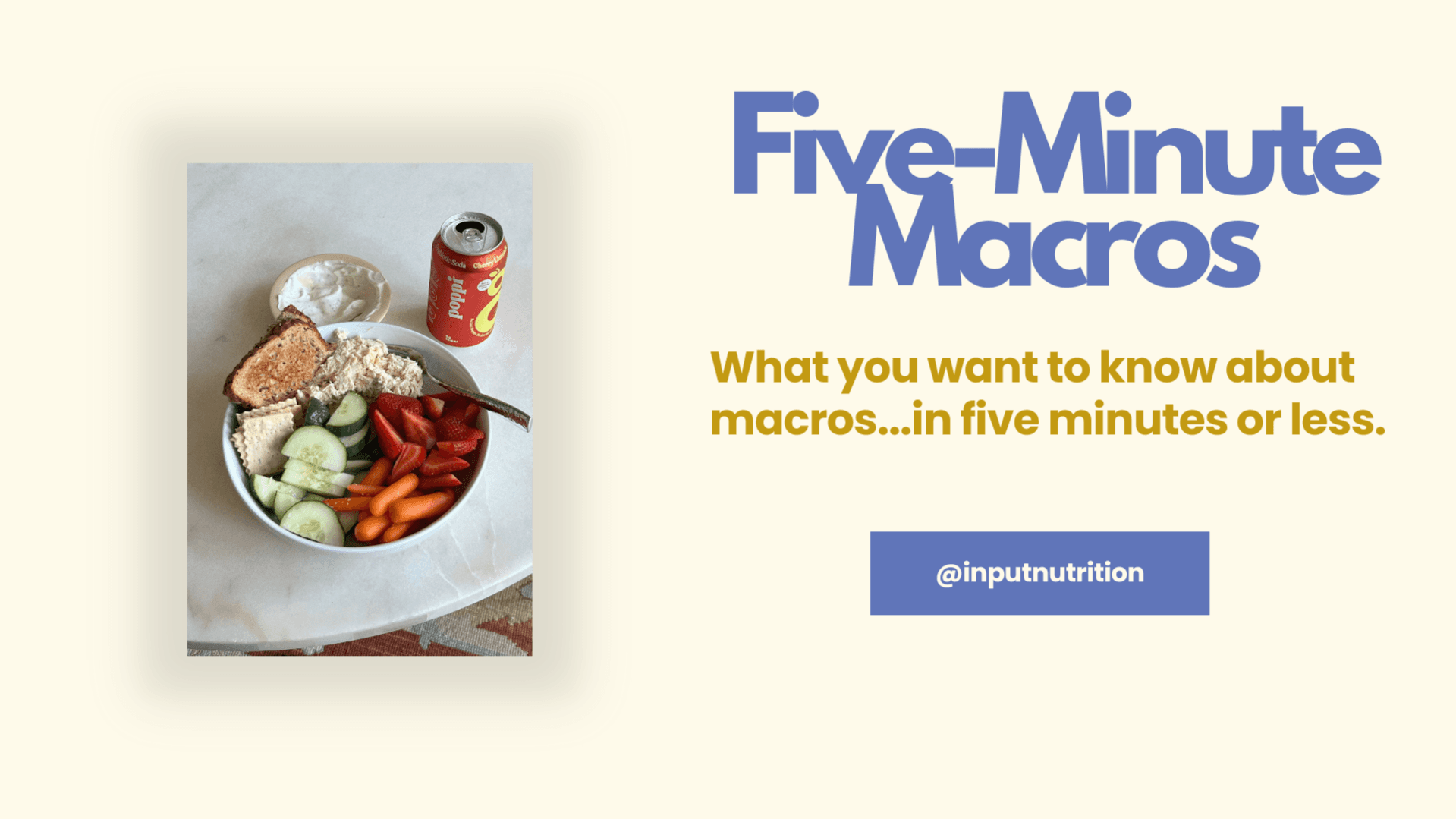 Five-Minute Macros