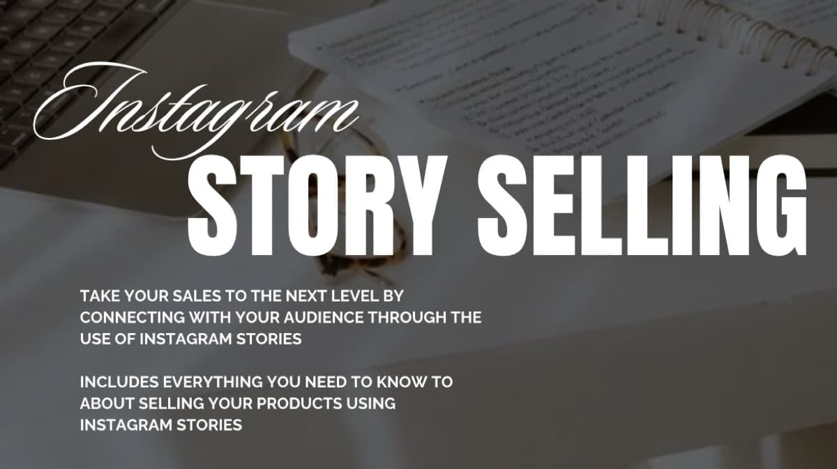 Instagram story selling 