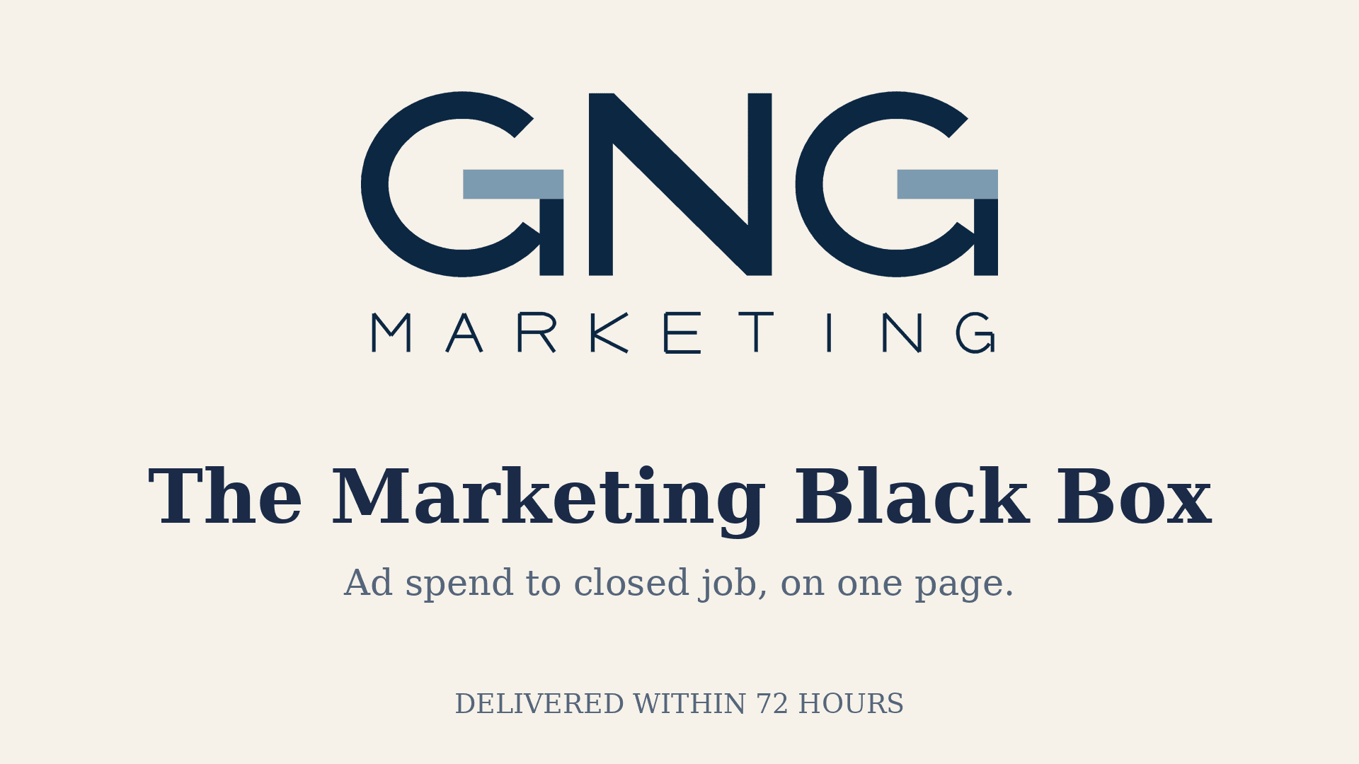 The Marketing Black Box