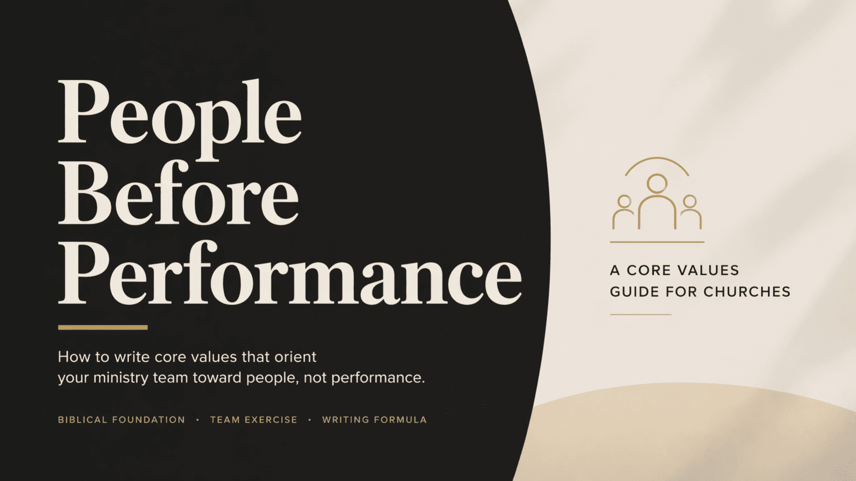 People Before Performance
