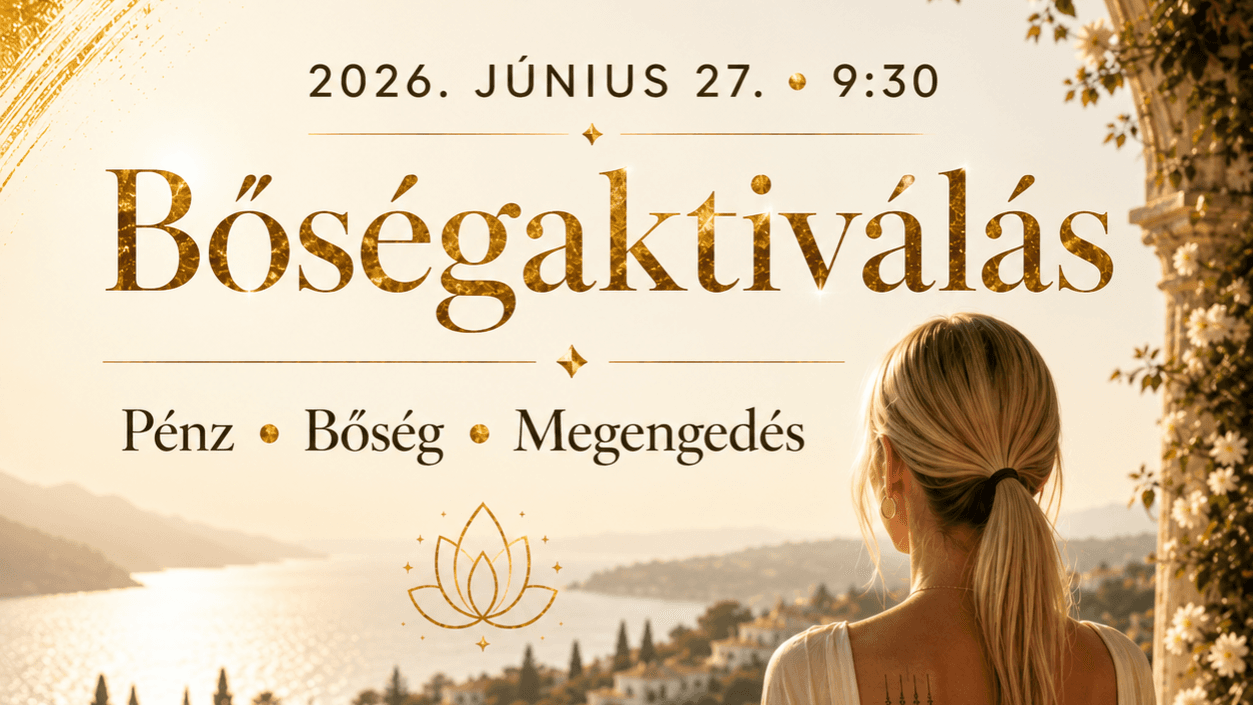 Bőségaktiválás — Pénz • Bőség • Megengedés
