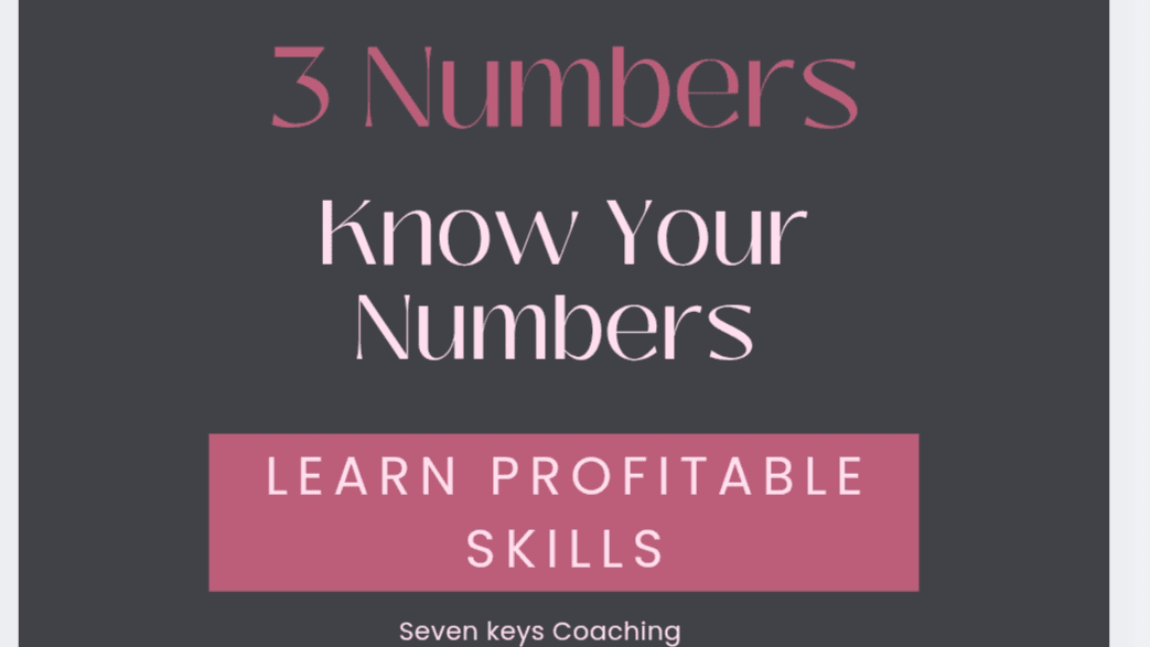 Know Your Numbers Training & Workbook 