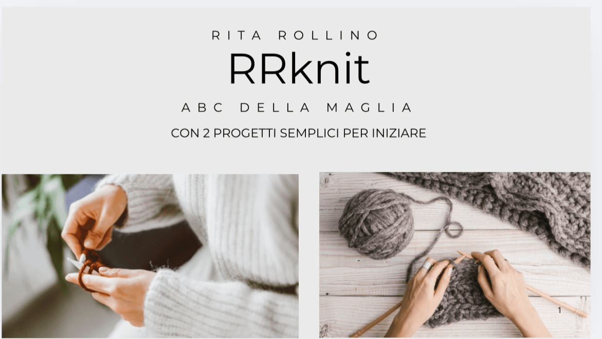 RRKnit ABC DELLA MAGLIA 