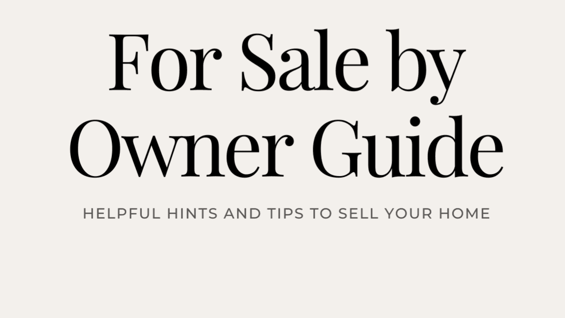 For Sale By Owner Guide
