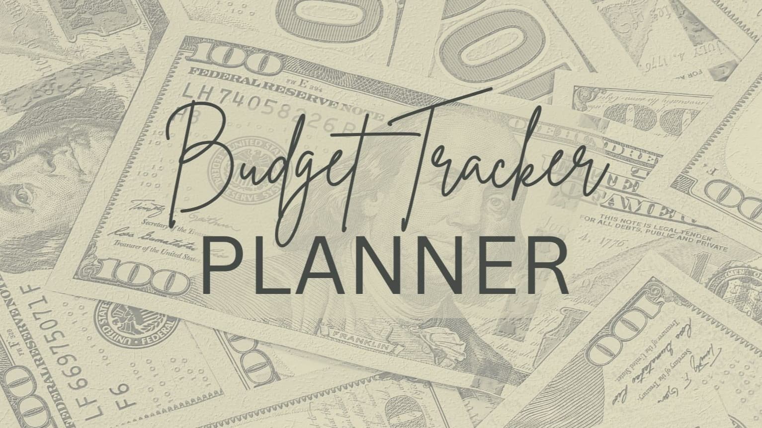 Get My Budget Tracker Planner Now!