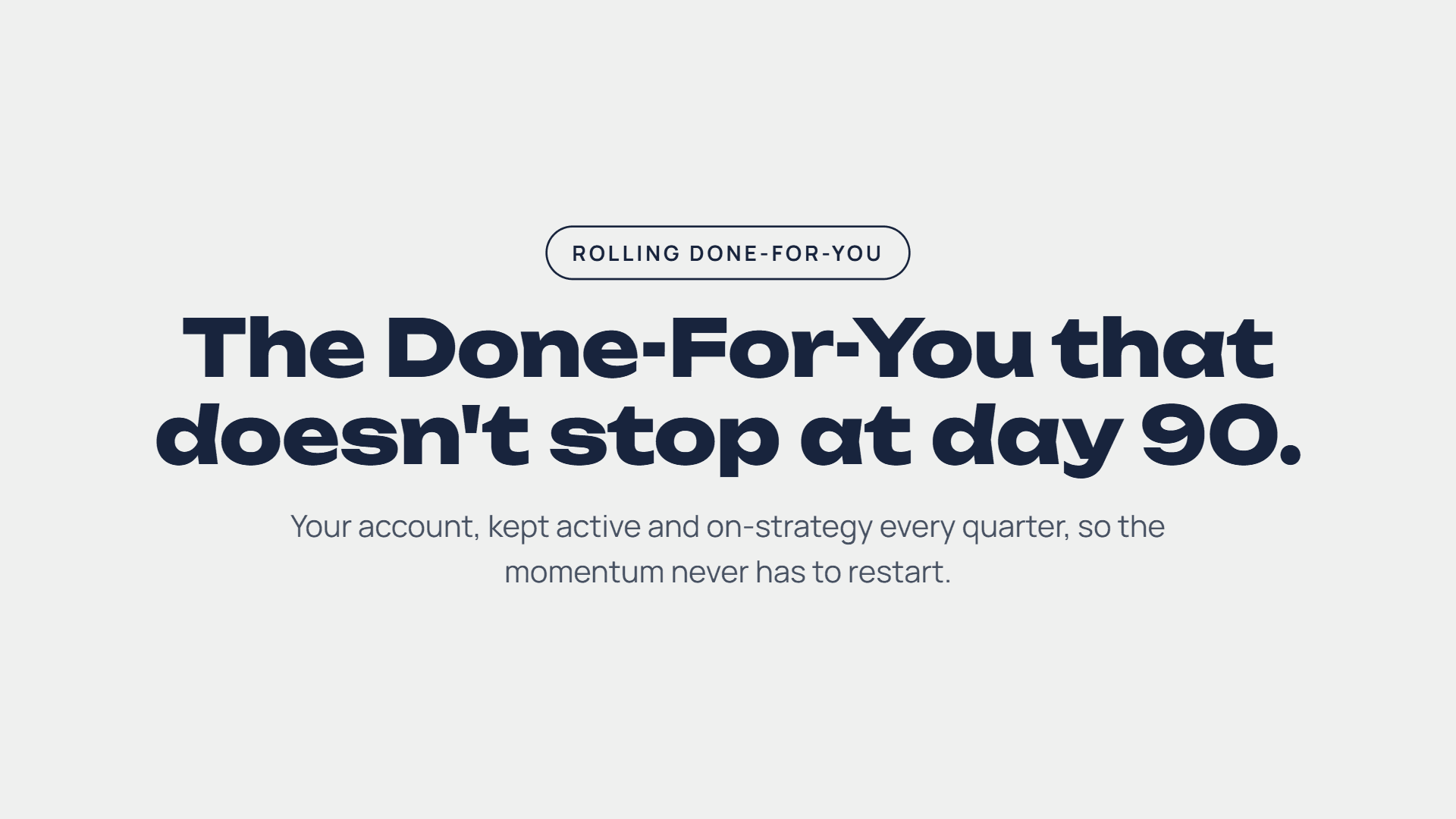 Rolling 90-Day Pinterest Done-For-You