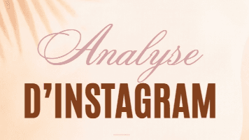 ANALYSE D'INSTAGRAM