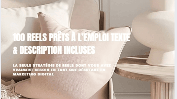 100 REELS prêts à l'emploi