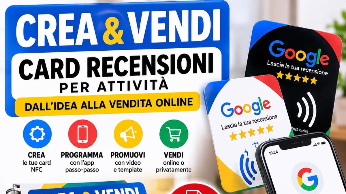 CREA & VENDI – Card Recensioni per Attività