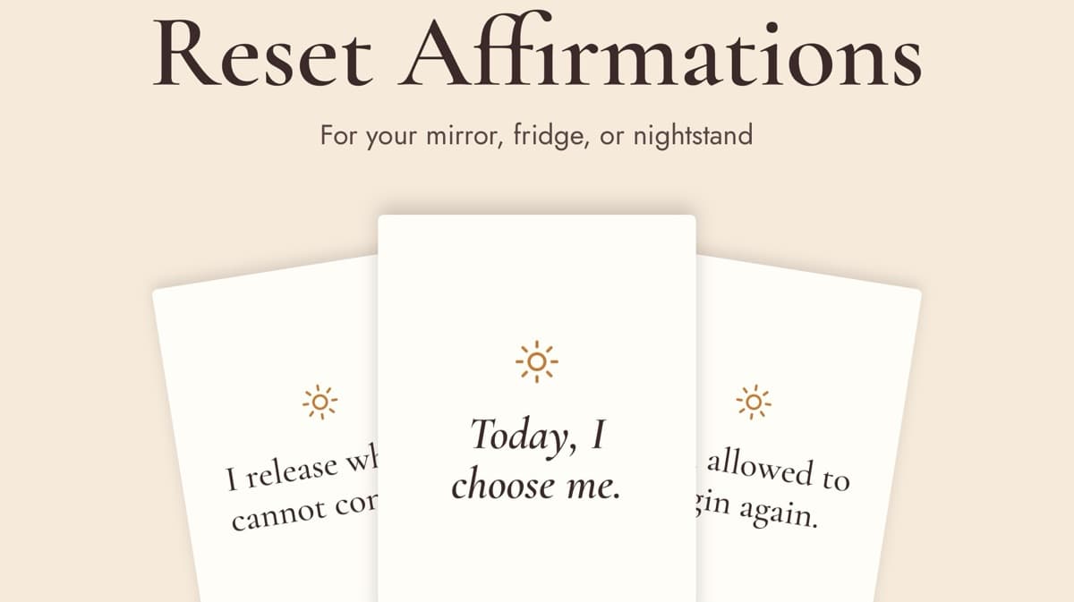 Printable Affirmations