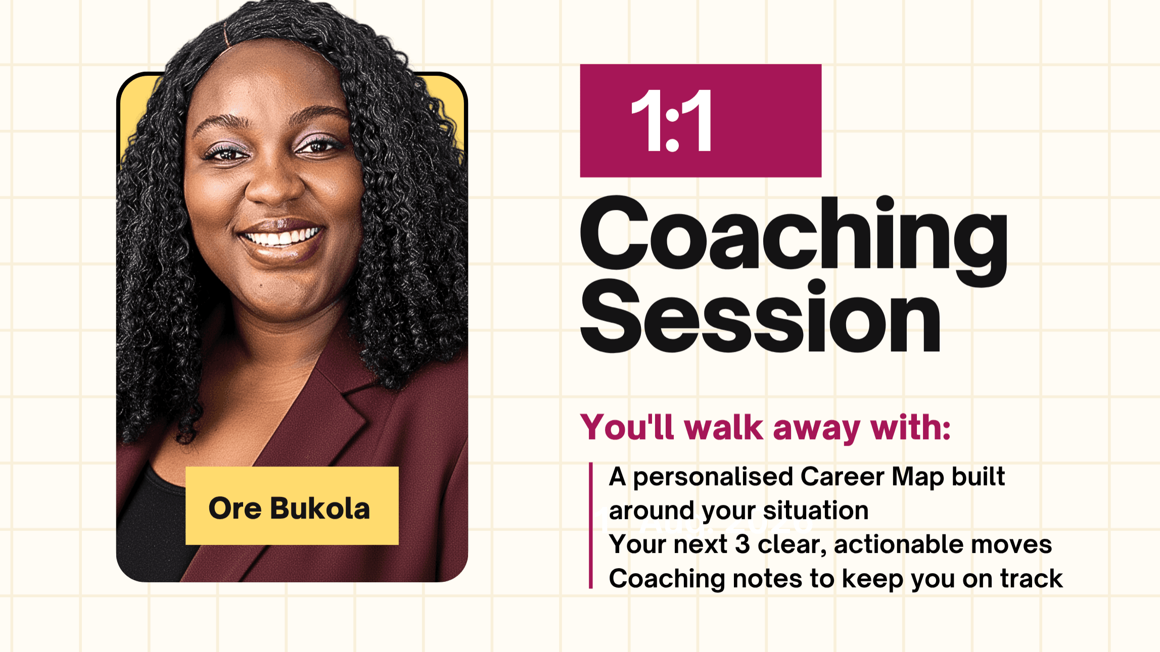 1:1 Coaching Session With Ore Bukola [1 Hour]
