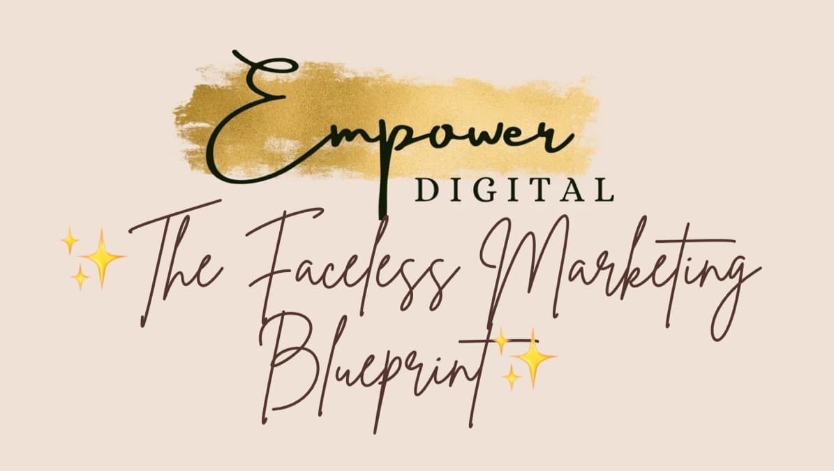 THE FACELESS MARKETING BLUEPRINT