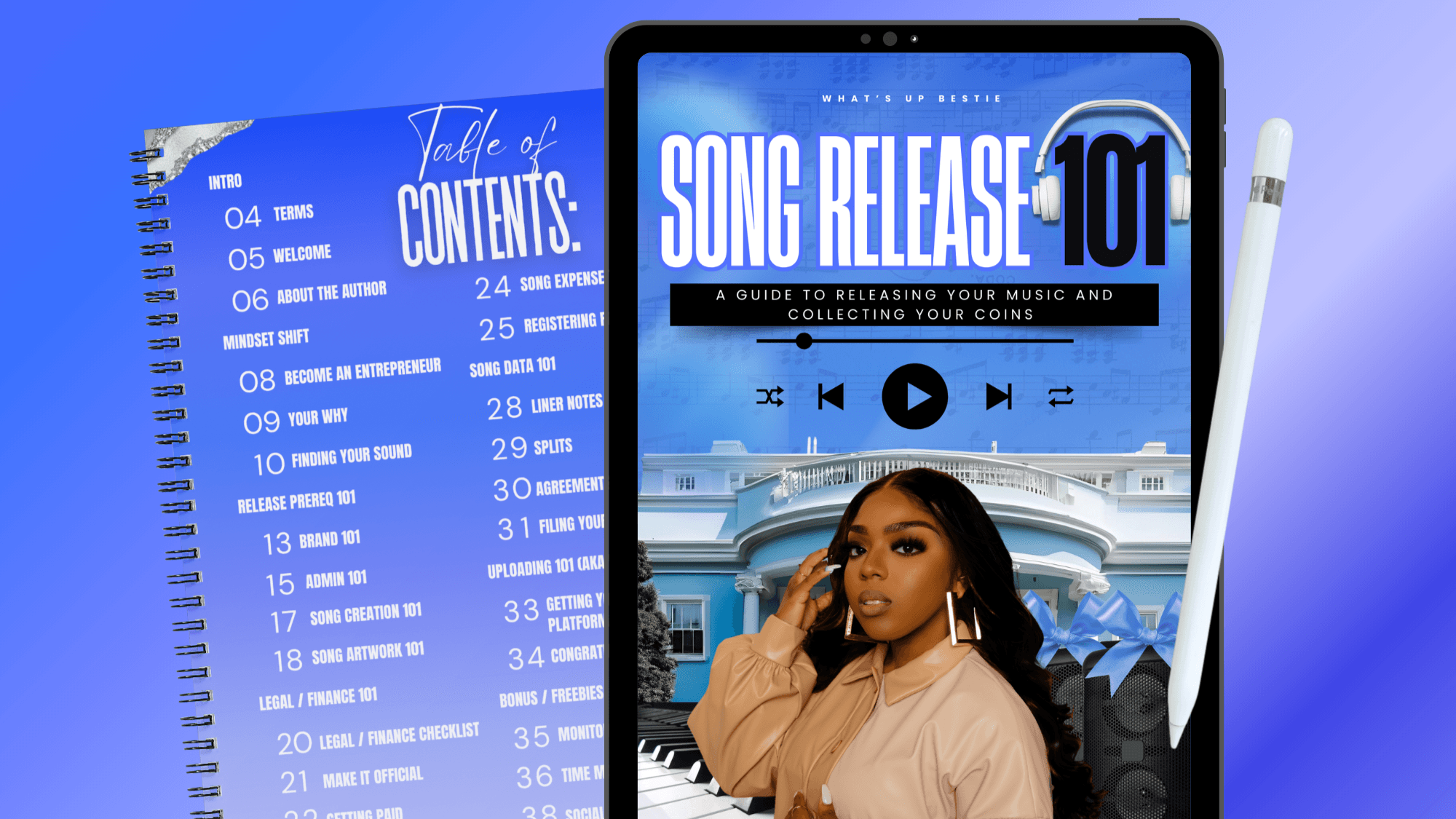 Get My Song Release 101 E Book Now! (Blue Edition)
