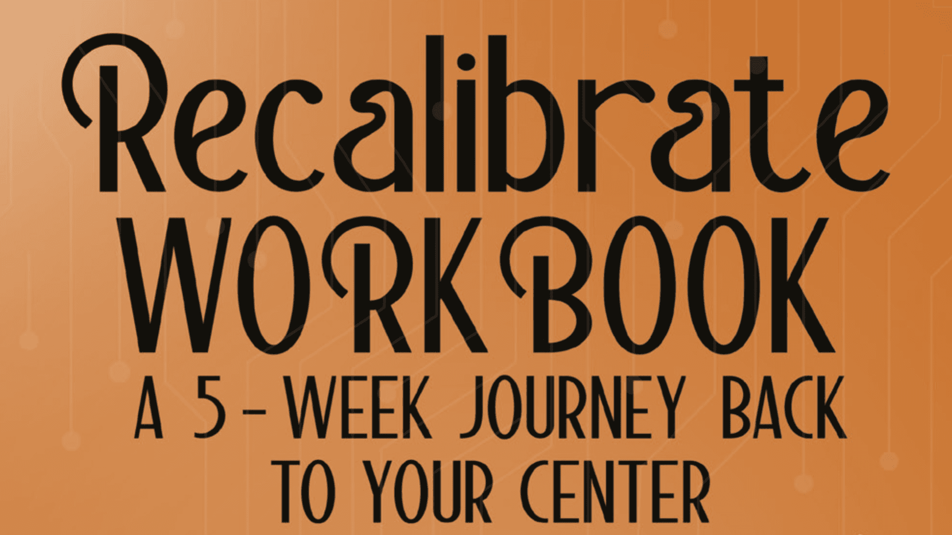 recalibrate workbook