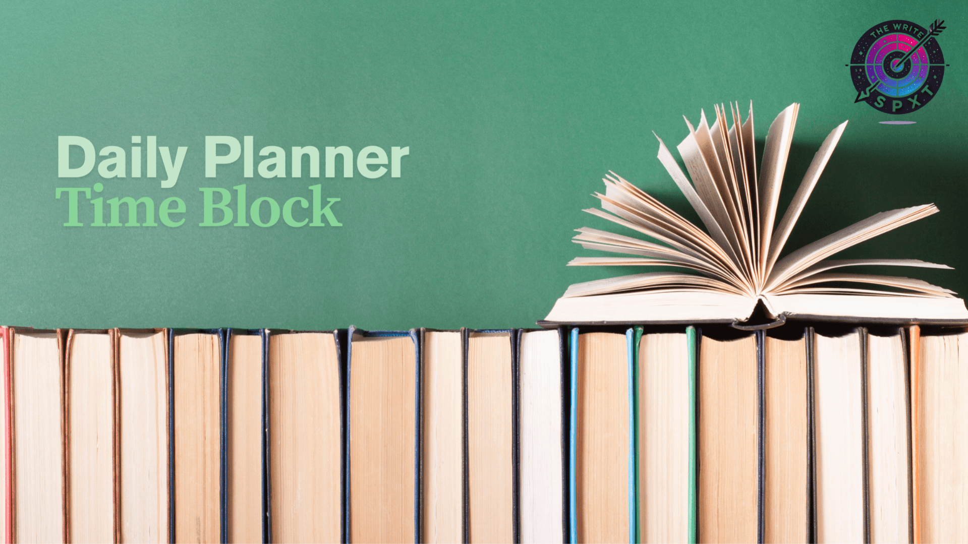Daily Time Block Planner (one day)