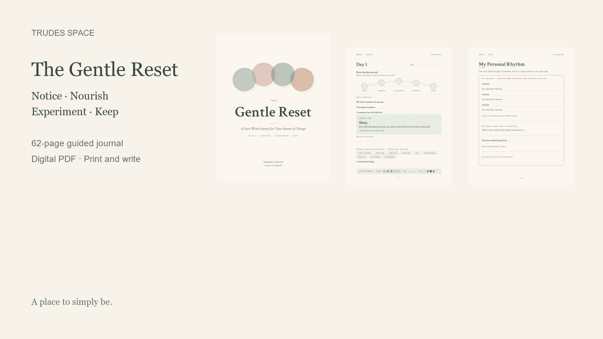 The Gentle Reset — Digital Edition