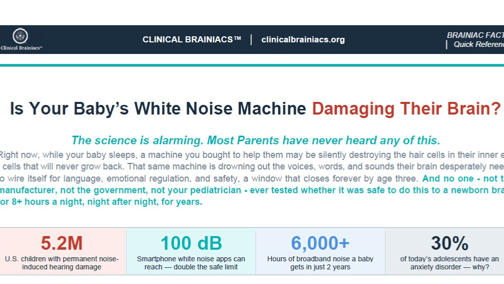 Get my FREE White Noise Risks Overview!