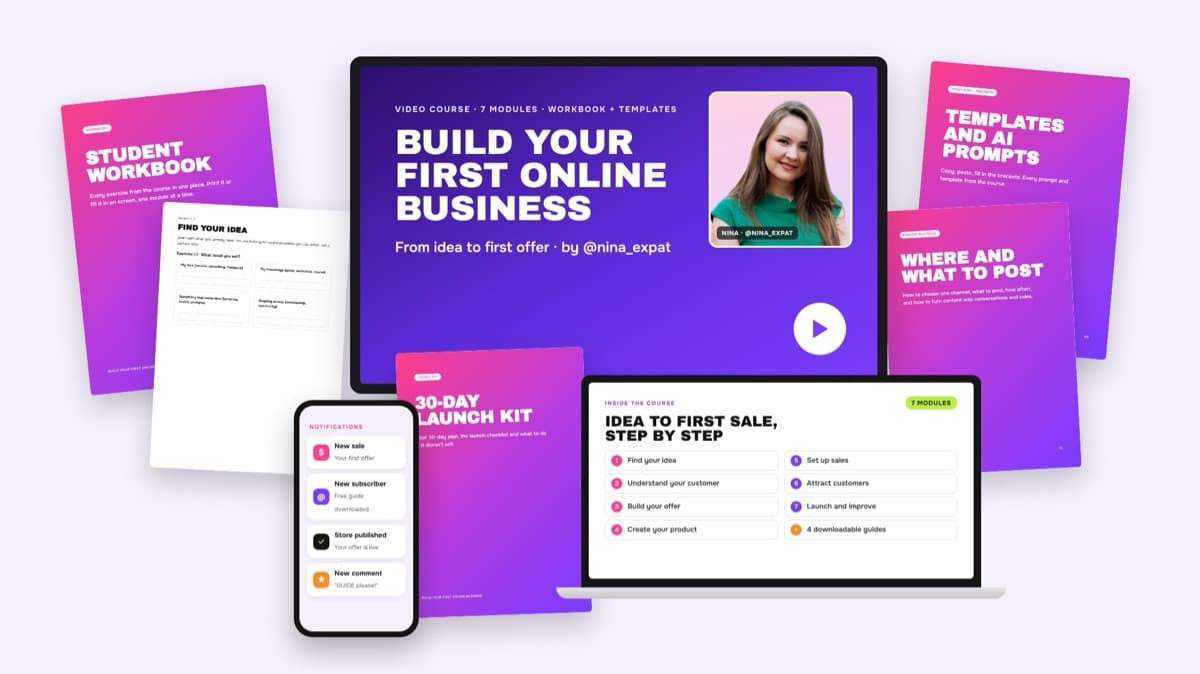 Build Your First Online Business